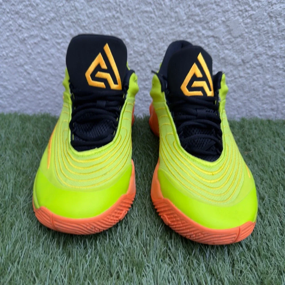 Nike Giannis Immortality 4 Basketball Shoes Volt Orange FQ3680-301 Mens 10.5